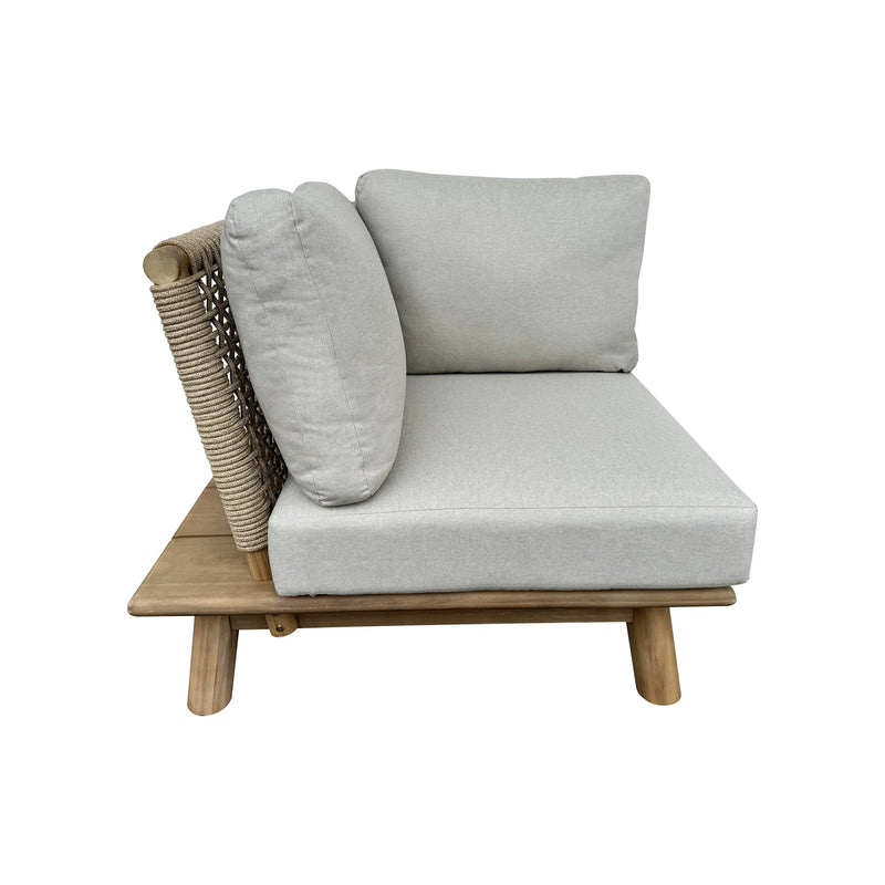 Cargue la imagen en el visor de la galería, Sofá Modular de madera SOPHIE CORNER - HUC39817-1 CasaEaster