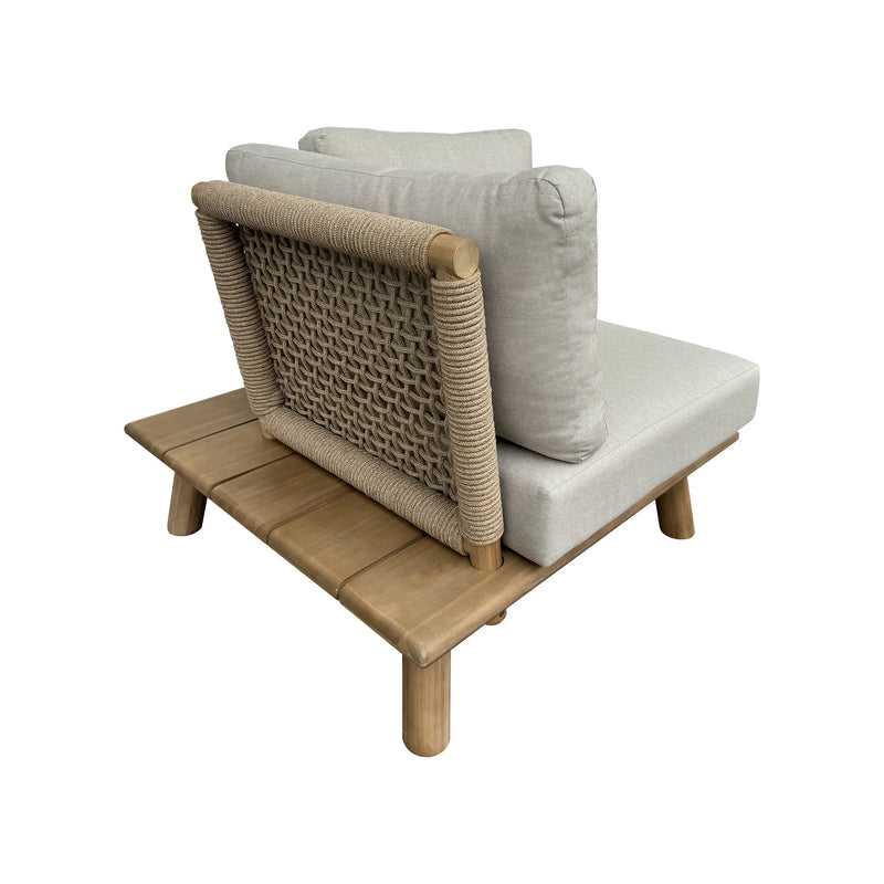 Cargue la imagen en el visor de la galería, Sofá Modular de madera SOPHIE CORNER - HUC39817-1 CasaEaster