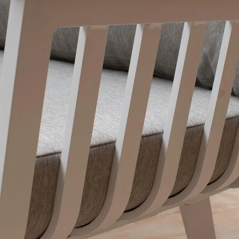 Load image into Gallery viewer, Sofa for Terrace or Garden White OCEAN DOUBLE-C45W
