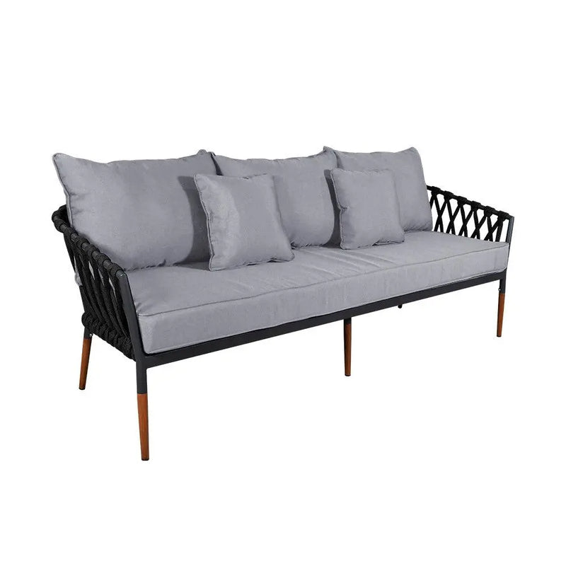 Cargue la imagen en el visor de la galería, Sofa para Terraza o Jardin Color Carbon BELINAS TRIPLE-10500-1