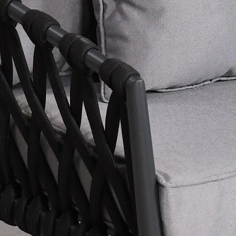 Cargue la imagen en el visor de la galería, Sofa para Terraza o Jardin Color Carbon BELINAS TRIPLE-10500-1