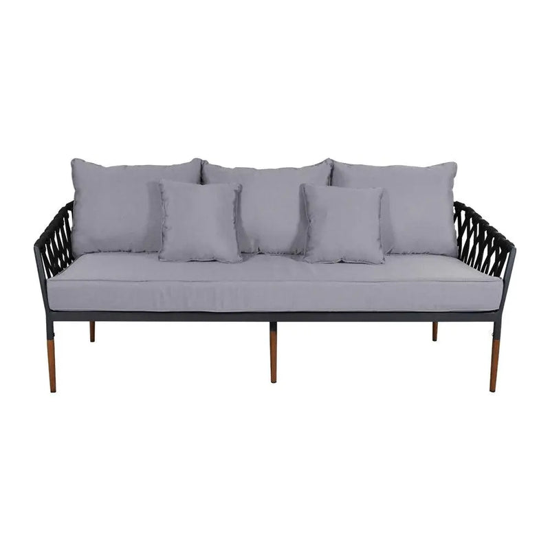 Cargue la imagen en el visor de la galería, Sofa para Terraza o Jardin Color Carbon BELINAS TRIPLE-10500-1