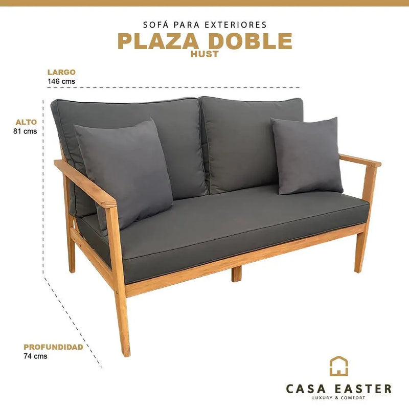 Cargue la imagen en el visor de la galería, Sofa para Terraza o Jardin PLAZA DOBLE-HUST