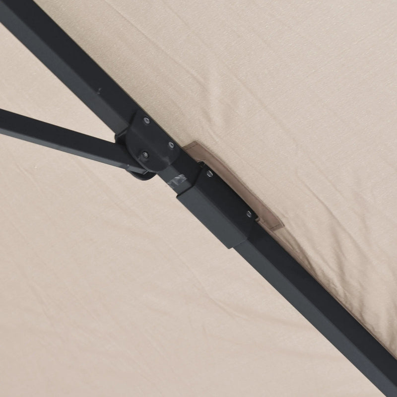 Cargue la imagen en el visor de la galería, Sombrilla Roma Brazo Lateral Para Jardin Color Beige -60412FN