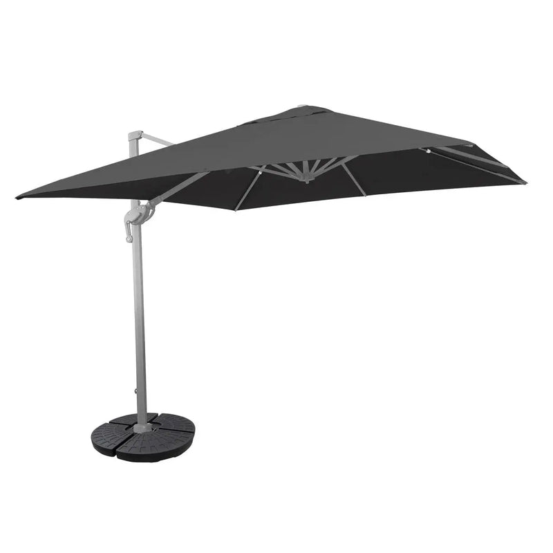 Cargue la imagen en el visor de la galería, Sombrilla Roma Brazo Lateral Para Jardin Color Carbon -60412fm