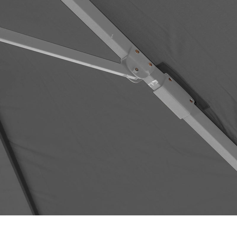 Cargue la imagen en el visor de la galería, Sombrilla Roma Brazo Lateral Para Jardin Color Carbon -60412fm