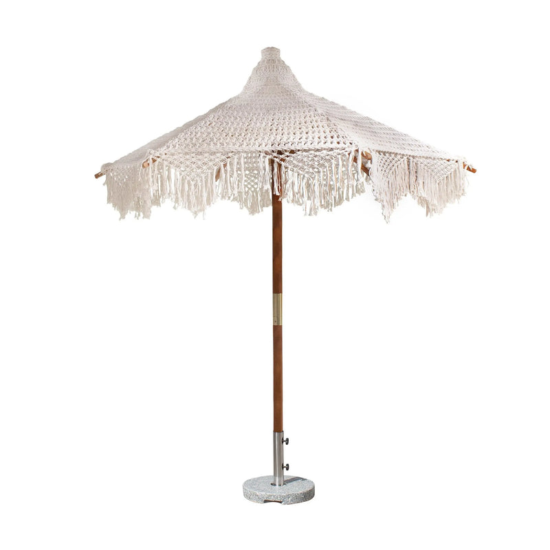 Cargue la imagen en el visor de la galería, Sombrilla para Exterior e Interior Color Beige BOHOCHIC 07-60618B