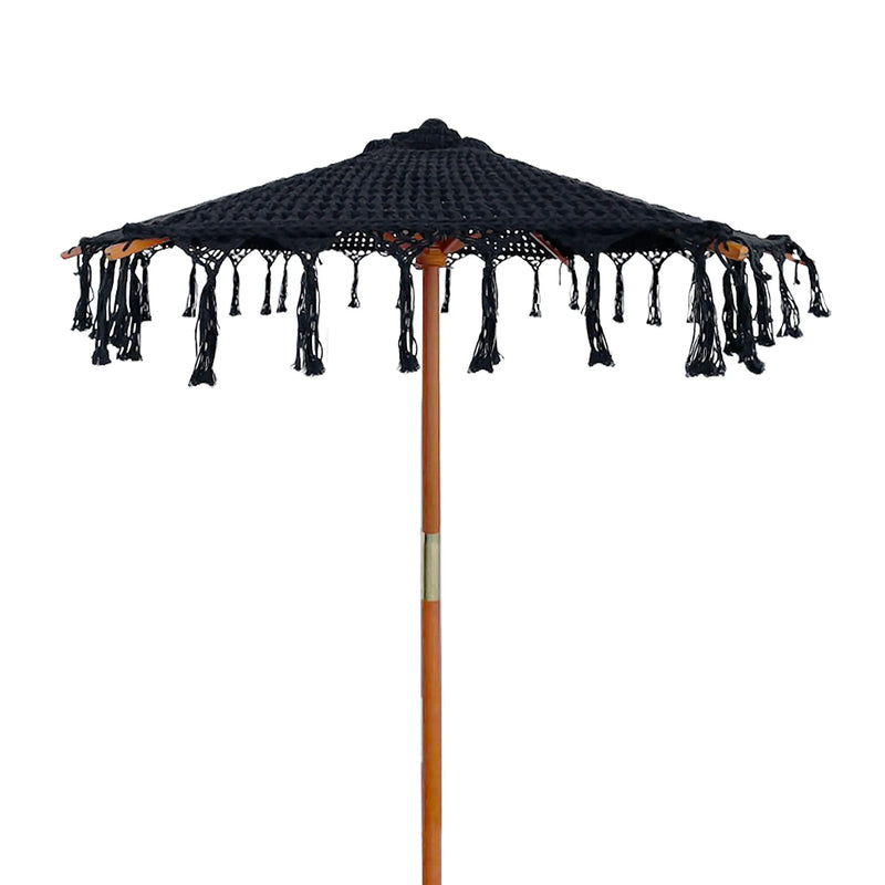 Cargue la imagen en el visor de la galería, Sombrilla para Exterior e Interior Color Negro CIPRA -60618C-N1