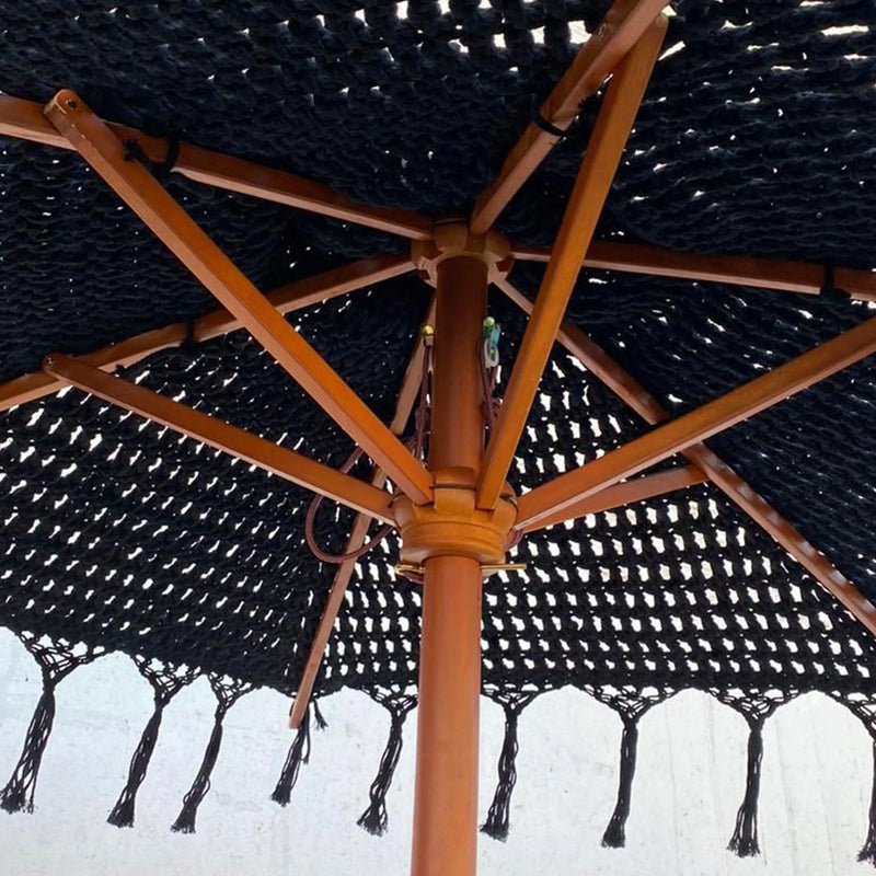 Cargue la imagen en el visor de la galería, Sombrilla para Exterior e Interior Color Negro CIPRA -60618C-N1