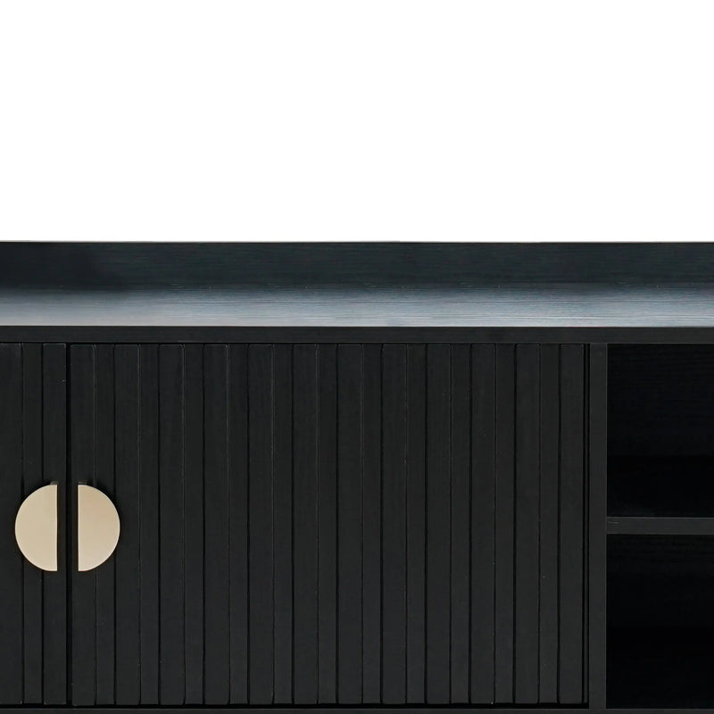 Cargue la imagen en el visor de la galería, Stand de TV 31255E Color Negro - 31255E CasaEaster