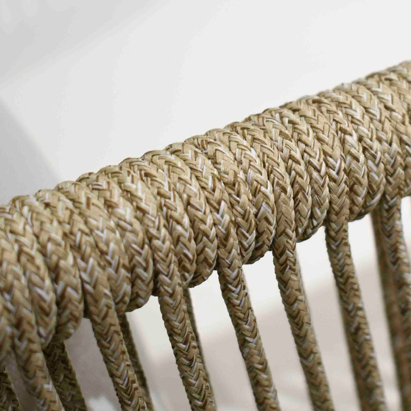 Cargue la imagen en el visor de la galería, Sala para Exterior e Interior de Madera Acacia Color Blanco TALARA TRIPLE-SDMPETT