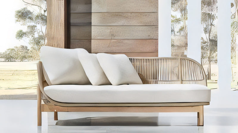 Cargue la imagen en el visor de la galería, Sofa para Exterior e Interior TALARA CHAISE- HUC25774-1