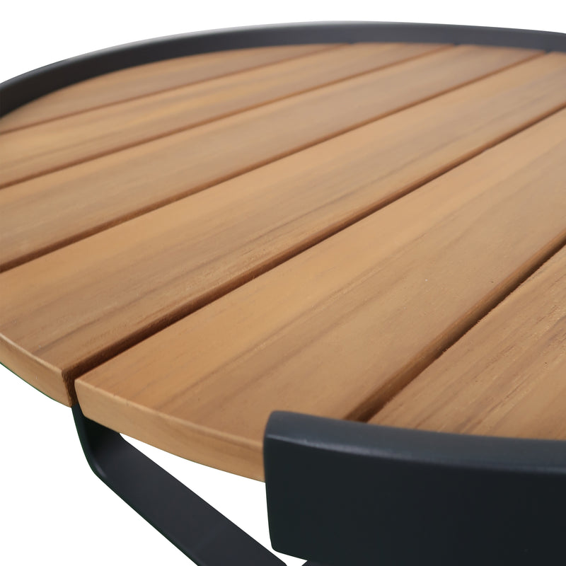 Load image into Gallery viewer, Tania 55 cm Charcoal Bistro Table - GF3320T-CAR