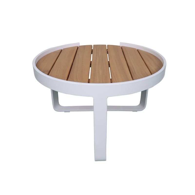 Cargue la imagen en el visor de la galería, Mesa bistro Tania Da. 55 cm color blanca - GF3320T-WH