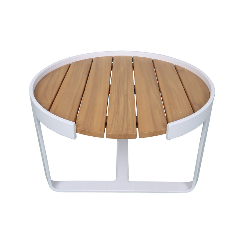 Cargue la imagen en el visor de la galería, Mesa bistro Tania Da. 55 cm color blanca - GF3320T-WH