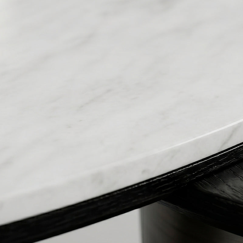 Load image into Gallery viewer, Mesa de centro TAO B05 1.1M/ 86 cm 2 pz color blanco & negro - TAO-B05