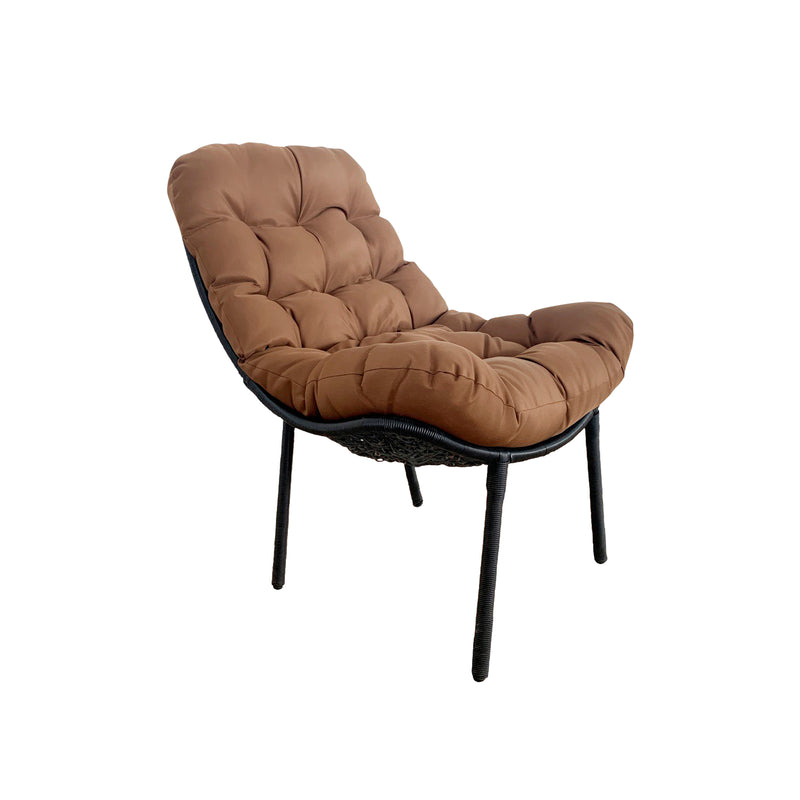 Cargue la imagen en el visor de la galería, Set Individual Confort TG0025 café + mesa bistro Noga negro + Traveller Palm 1.8