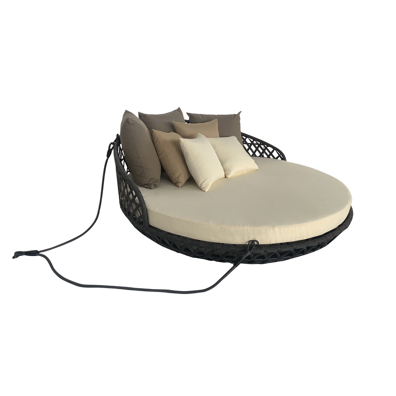 Cargue la imagen en el visor de la galería, Camastro TG0355-GR redondo color Gris - TG0355-GR