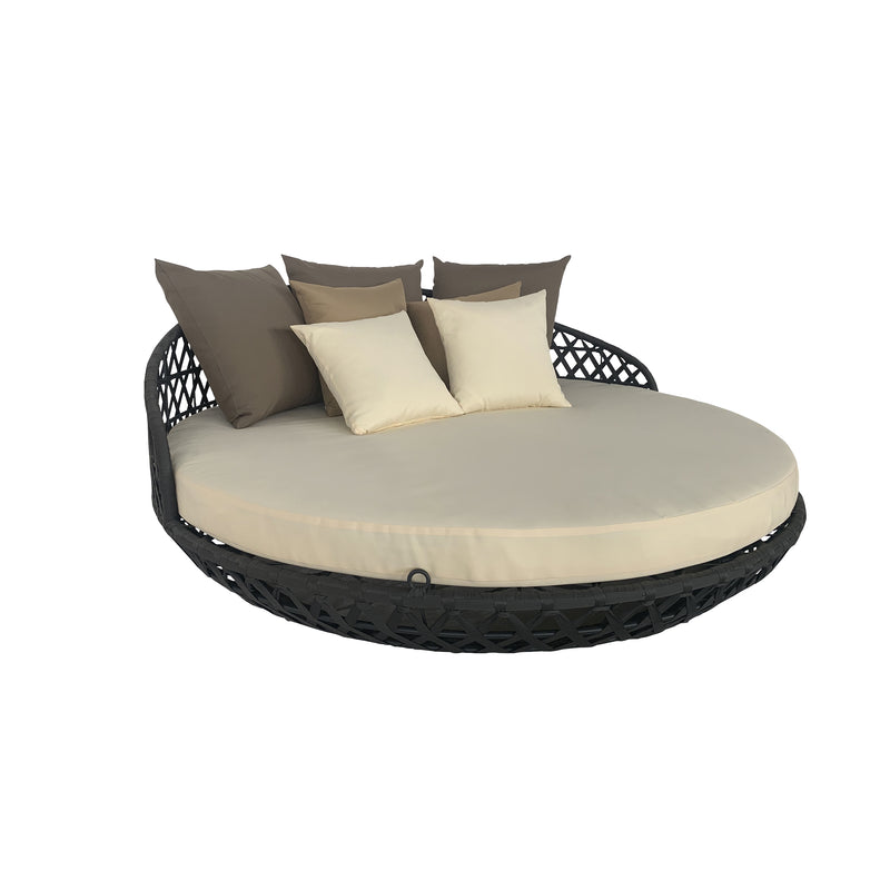 Cargue la imagen en el visor de la galería, Camastro TG0355-GR redondo color Gris - TG0355-GR