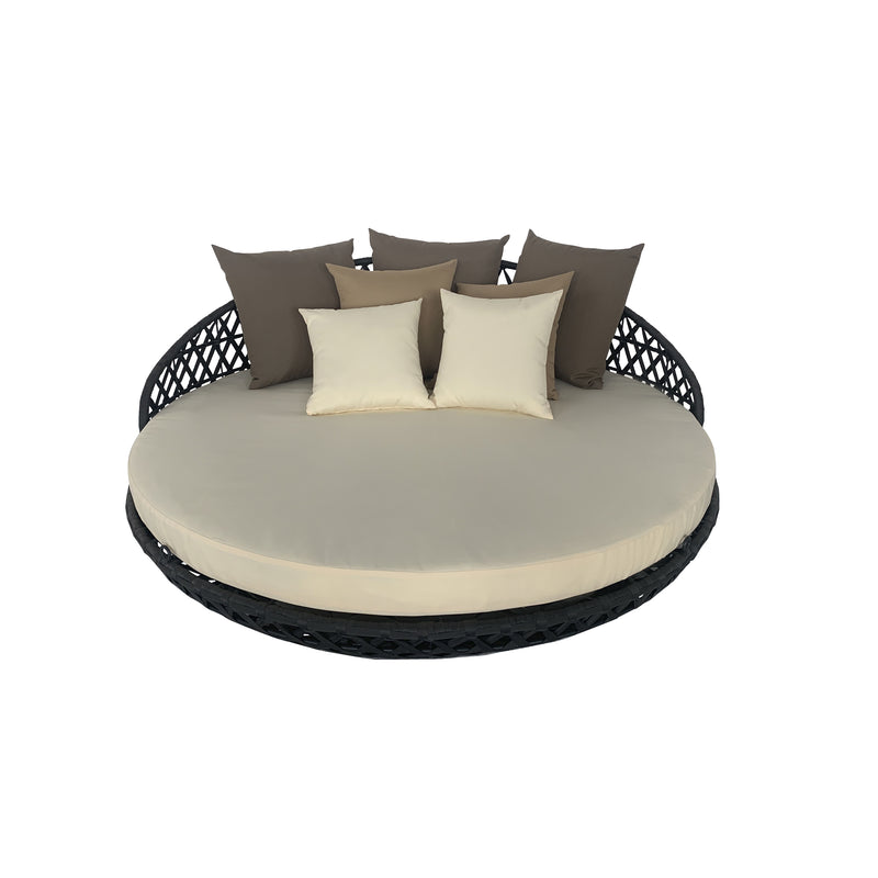 Cargue la imagen en el visor de la galería, Camastro TG0355-GR redondo color Gris - TG0355-GR