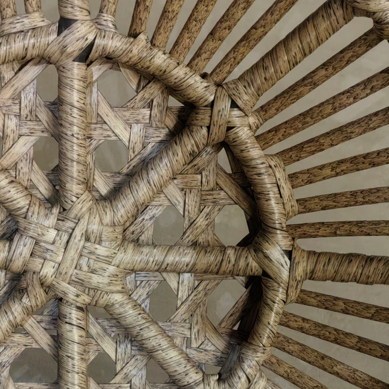 Cargue la imagen en el visor de la galería, Sillón individual Redondo THE O, bajo color natural - GLA6281139