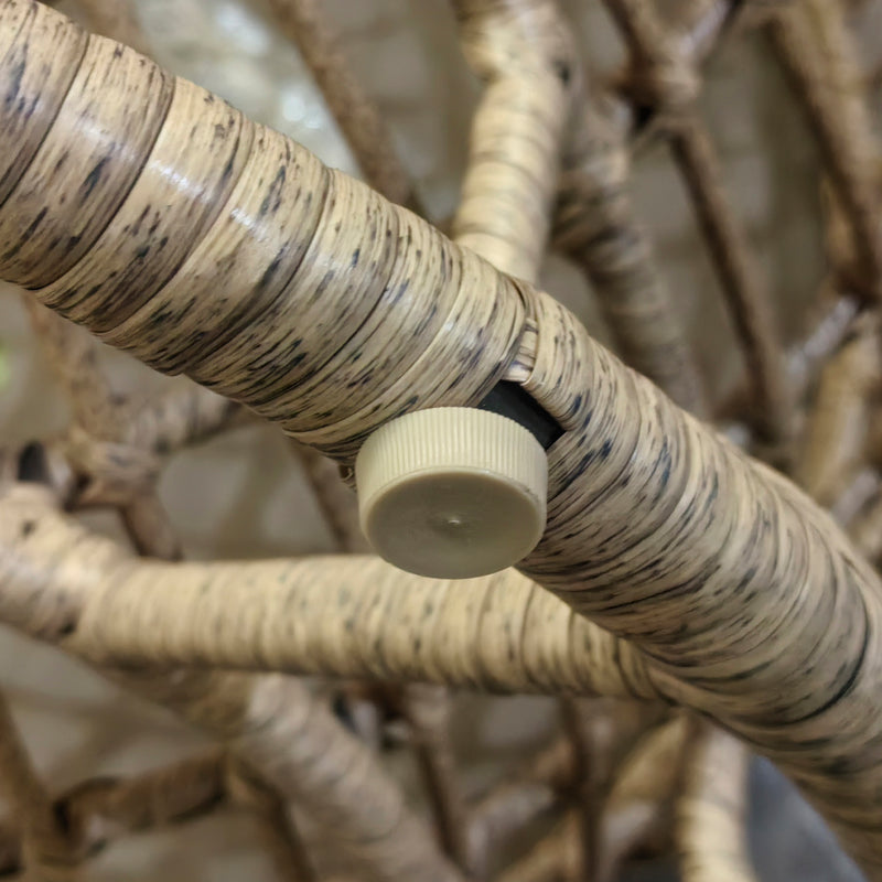 Cargue la imagen en el visor de la galería, Sillón individual Redondo THE O, bajo color natural - GLA6281139