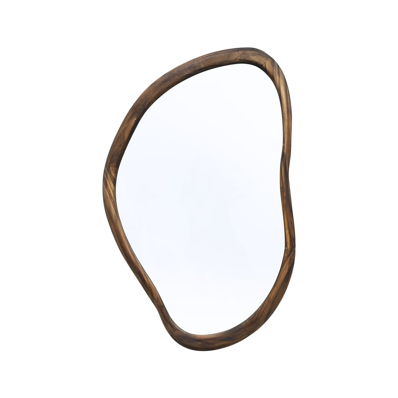 Cargue la imagen en el visor de la galería, Espejo Decorativo Irregular Tipa color Café 92*58 cms - tipa