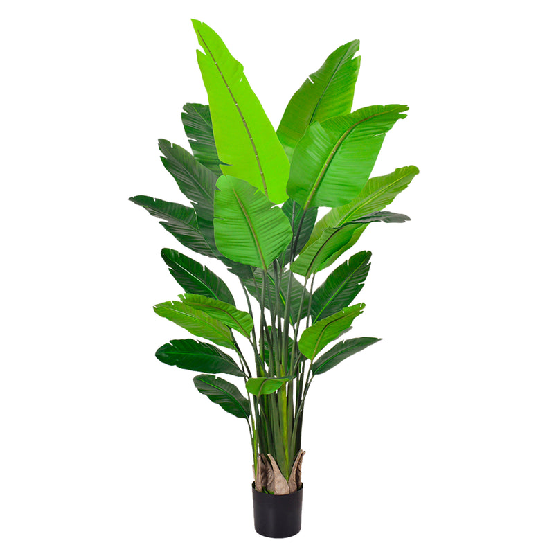 Cargue la imagen en el visor de la galería, Planta Decorativa Artificial para Exterior y Interior con 2.2m Alto, NEW TRAVELLER PALM - 201090-220