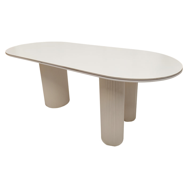 Cargue la imagen en el visor de la galería, Mesa de Comedor 1.8 M color Beige Tropicalito - W180-Beige