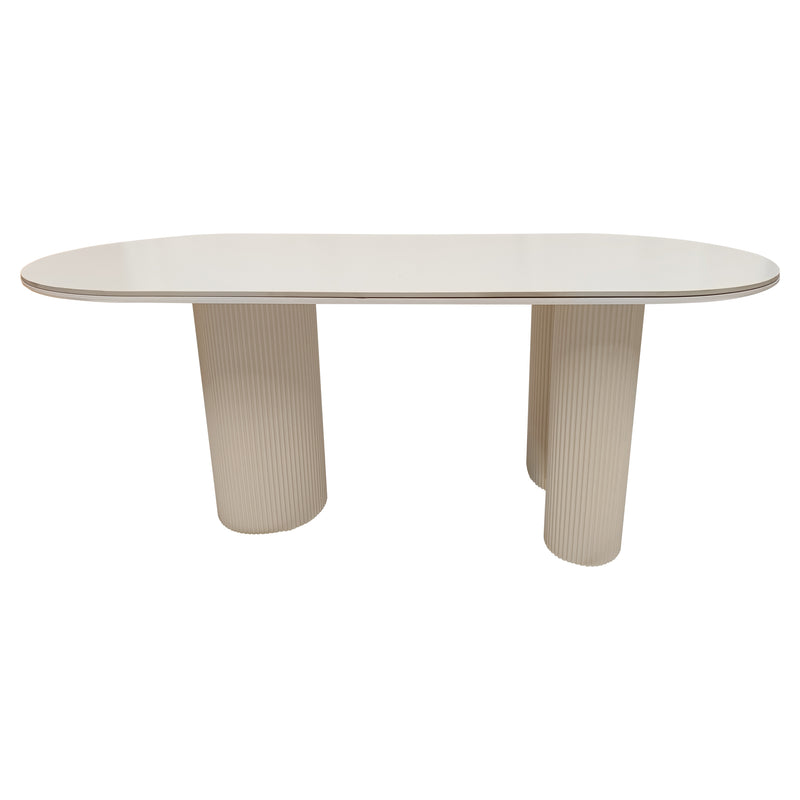 Cargue la imagen en el visor de la galería, Mesa de Comedor 1.8 M color Beige Tropicalito - W180-Beige