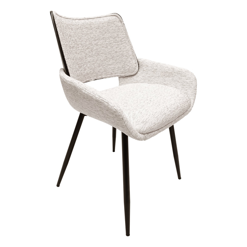 Cargue la imagen en el visor de la galería, Comedor Tropicalito 1.8 M blanco&negro + 6 sillas JY6286XT beige