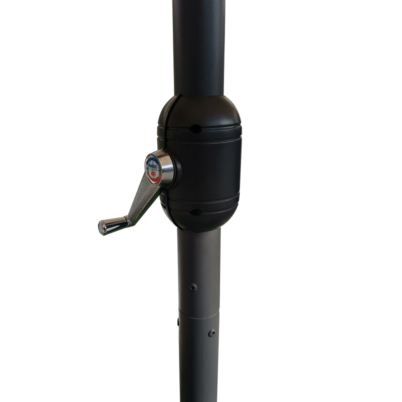 Cargue la imagen en el visor de la galería, Sombrilla Twin Para Jardin de triple sombrilla Color Negro + base COCO - 2024TBLKCOCO