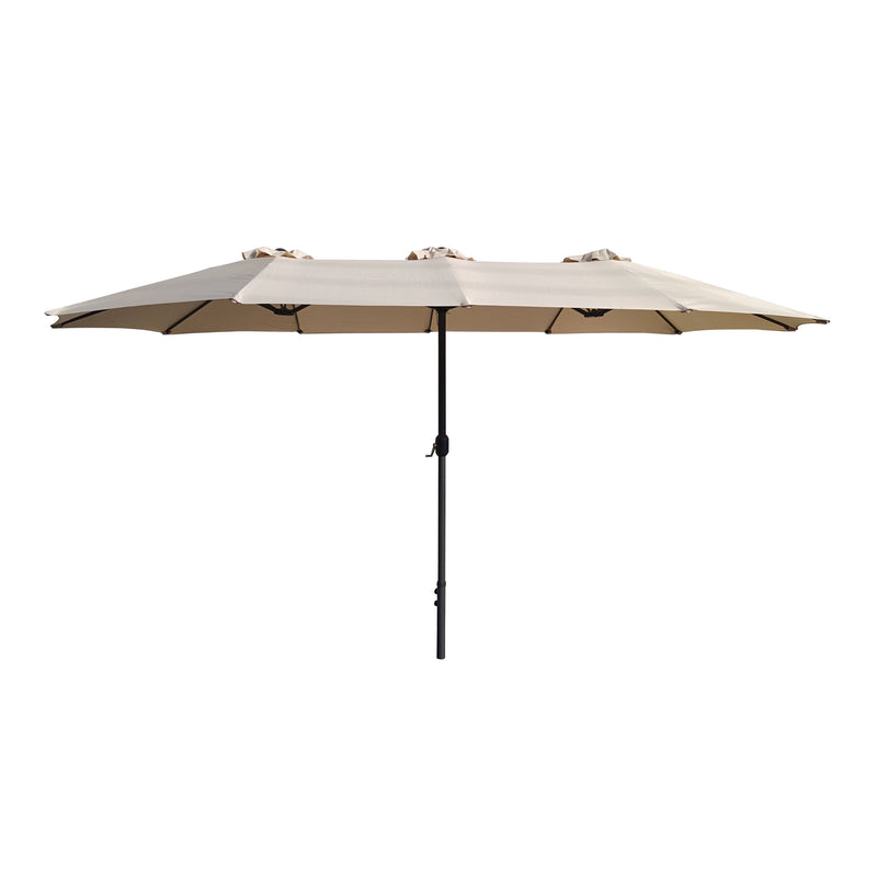 Cargue la imagen en el visor de la galería, Sombrilla Twin Para Jardin de triple sombrilla Color Beige - 2024TWB