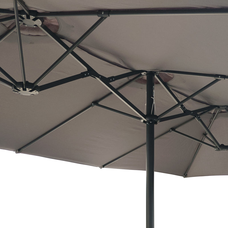 Cargue la imagen en el visor de la galería, Sombrilla Twin Para Jardin de triple sombrilla Color Carbon- 2024TCH