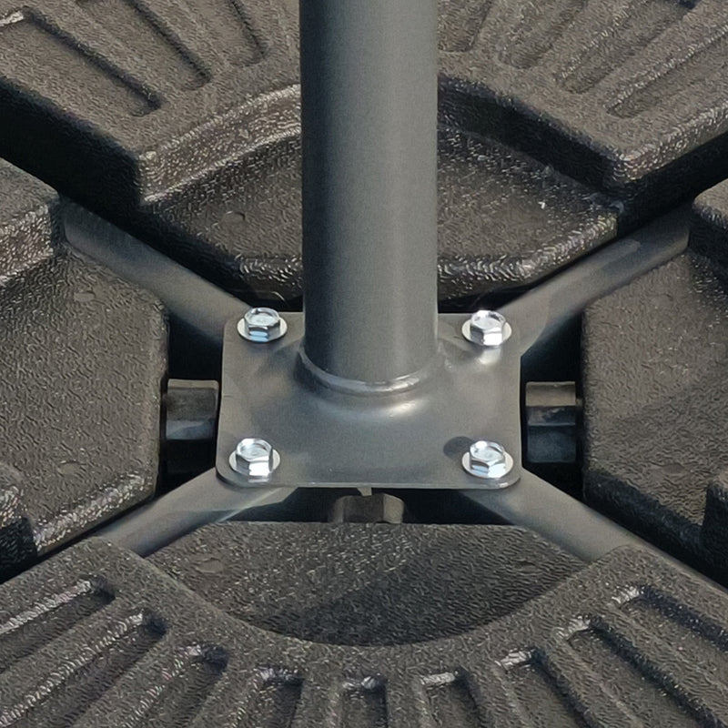 Cargue la imagen en el visor de la galería, Sombrilla Twin Para Jardin de triple sombrilla Color Carbon- 2024TCH