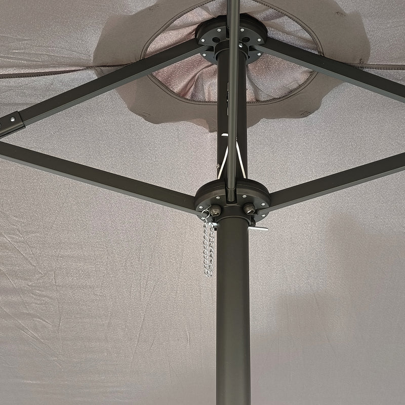 Cargue la imagen en el visor de la galería, Sombrilla Twin Para Jardin de triple sombrilla Color Carbon + base COCO - 2024TCHCOCO