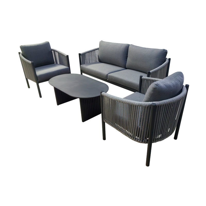 Cargue la imagen en el visor de la galería, Set Doble TY, color carbón - GLA6347521-CH-DOB