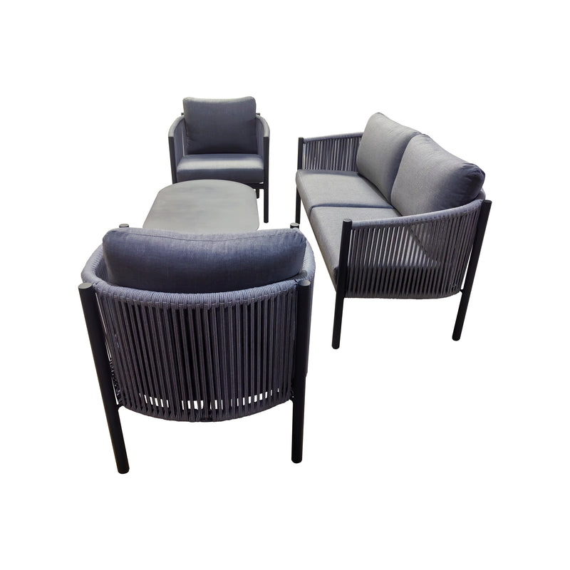 Cargue la imagen en el visor de la galería, Set Doble TY, color carbón - GLA6347521-CH-DOB