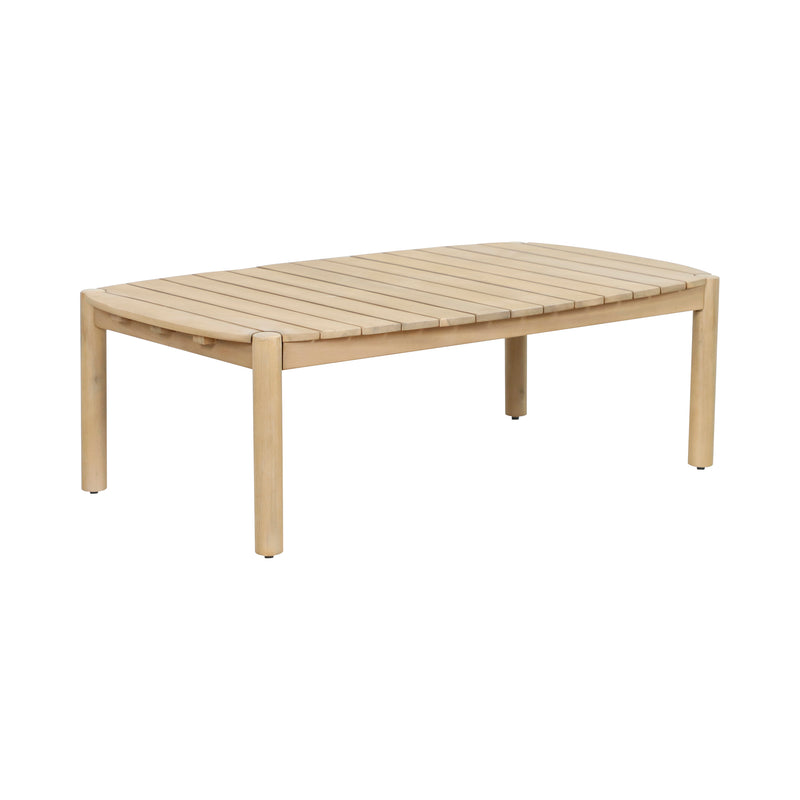 Cargue la imagen en el visor de la galería, Mesa de centro rectangular 1.1 M Tyson en madera color natural - HUC29093