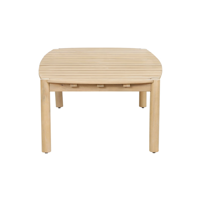Cargue la imagen en el visor de la galería, Mesa de centro rectangular 1.1 M Tyson en madera color natural - HUC29093