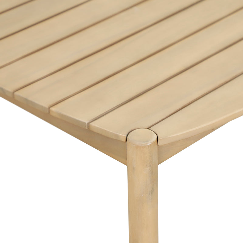Cargue la imagen en el visor de la galería, Mesa de centro rectangular 1.1 M Tyson en madera color natural - HUC29093