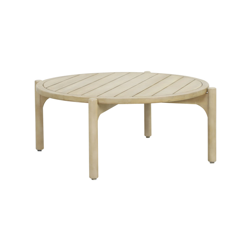 Cargue la imagen en el visor de la galería, Mesa de centro redonda Diam. 99.3 Tyson color natural - HUC38497