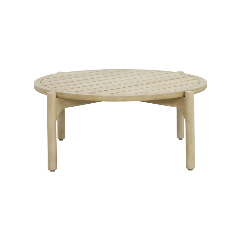 Cargue la imagen en el visor de la galería, Mesa de centro redonda Diam. 99.3 Tyson color natural - HUC38497