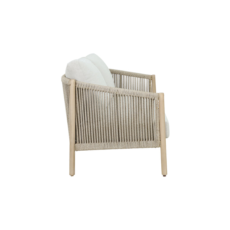 Cargue la imagen en el visor de la galería, Sofa doble de madera Tyson color natural - HUC40516