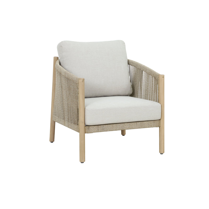 Cargue la imagen en el visor de la galería, Sillón individual Tyson color natural - HUC40517