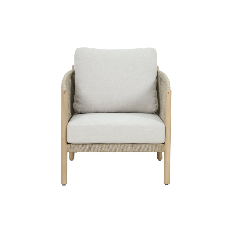 Cargue la imagen en el visor de la galería, Sillón individual Tyson color natural - HUC40517