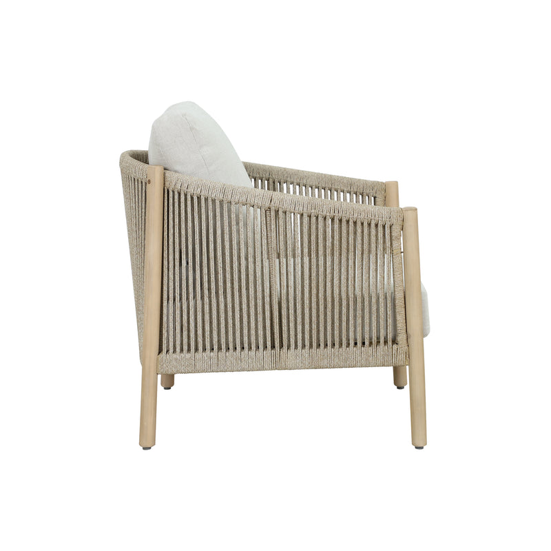 Cargue la imagen en el visor de la galería, Sillón individual Tyson color natural - HUC40517