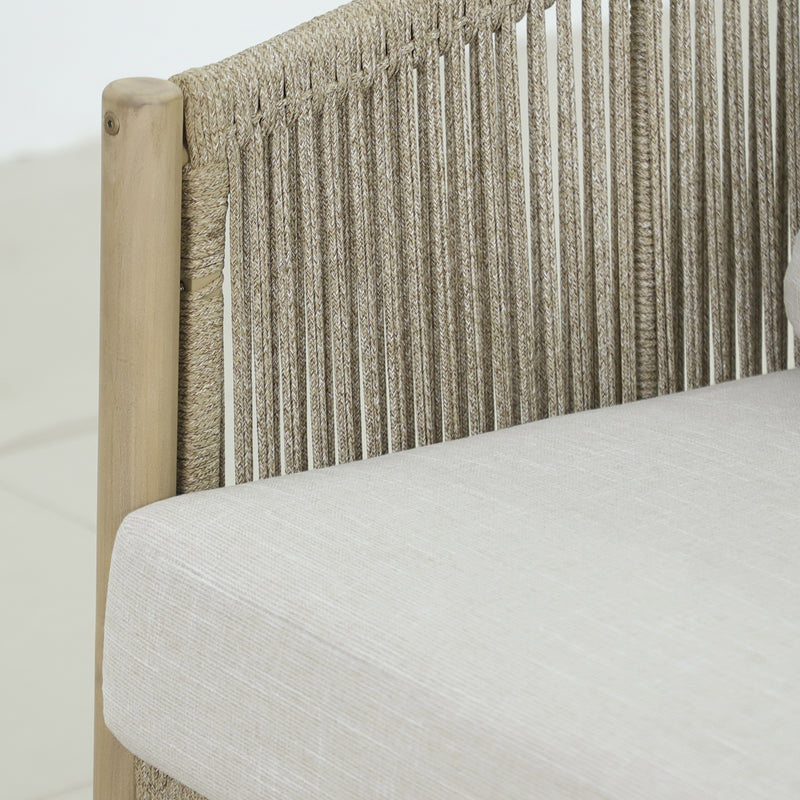 Cargue la imagen en el visor de la galería, Sillón individual Tyson color natural - HUC40517