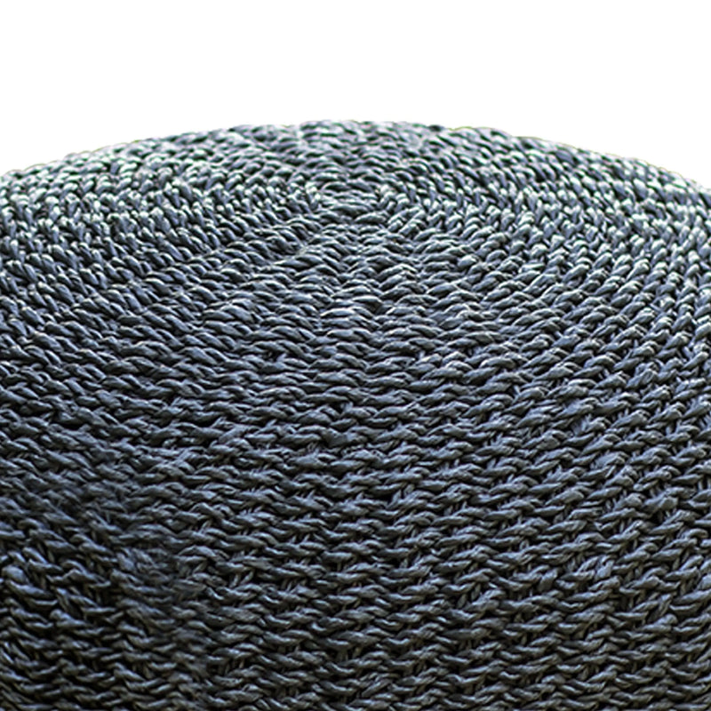 Cargue la imagen en el visor de la galería, Taburete Tejido de Decoiracion Interior & Exterior Tulum Gris -900449