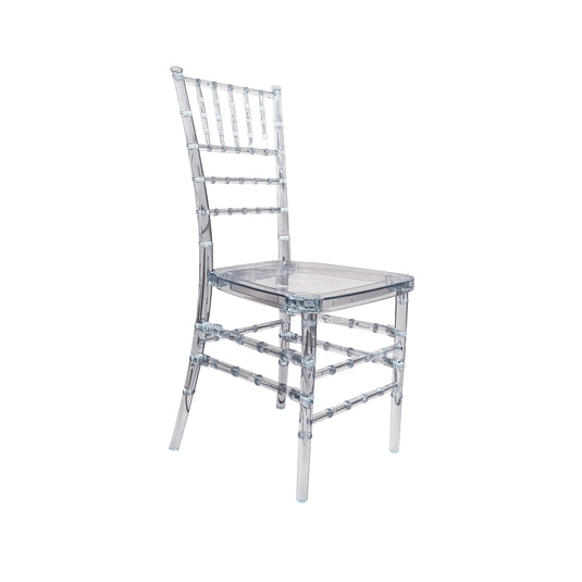Silla para Exterior e Interior de Resina  Color Trasparente PC16A TIFFANY-9L08